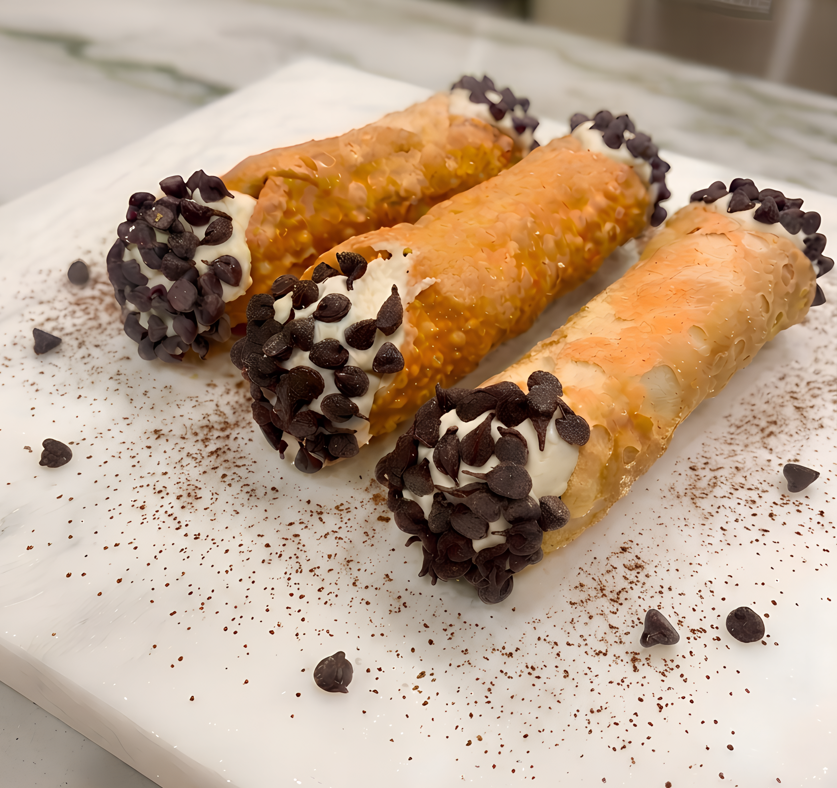Chocolate Chip cannoli